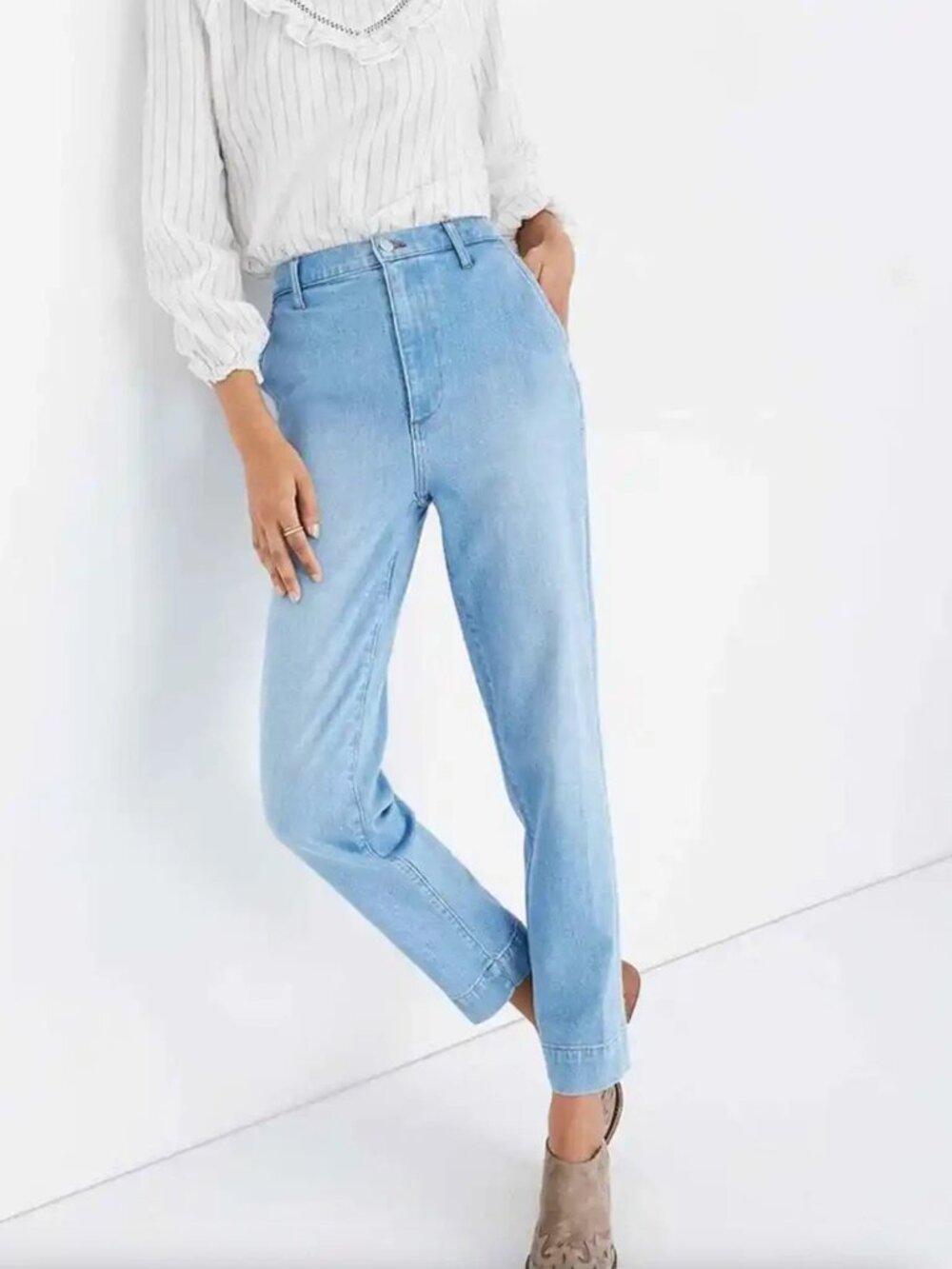 Madewell Tapered Jeans in Paulsen Wash Style AJ224 High Rise Size 30